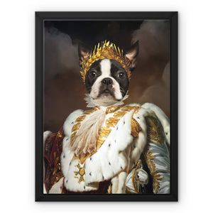 The Monarch: Custom Pet Canvas - Paw & Glory - Dog Portraits - Pet Portraits