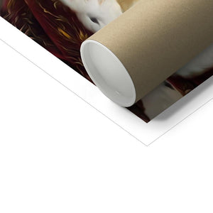 The Monarch: Custom Pet Poster - Paw & Glory - Dog Portraits - Pet Portraits