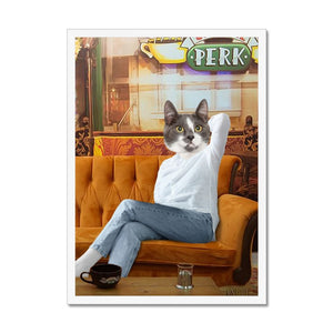 The Monica (Friends Inspired): Custom Pet Portrait - Paw & Glory - Dog Portraits - Pet Portraits