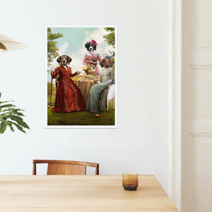The Mothers (Bridgerton Inspired): Custom Pet Poster - Paw & Glory - Dog Portraits - Pet Portraits