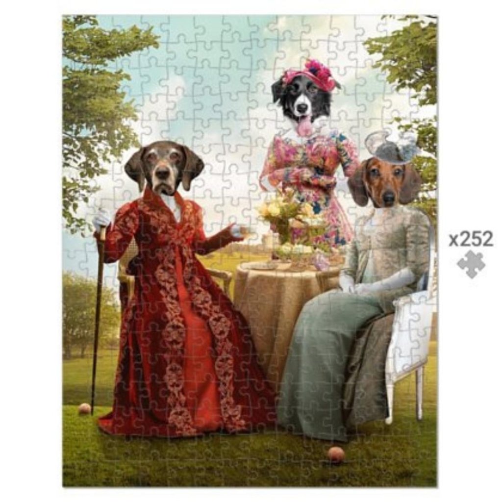 Regency Mothers: Custom Pet Puzzle | royal pet portrait | Paw & Glory