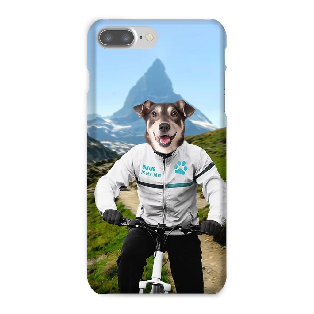 The Mountain Biking: Custom Pet Snap Phone Case - Paw & Glory - Dog Portraits - Pet Portraits