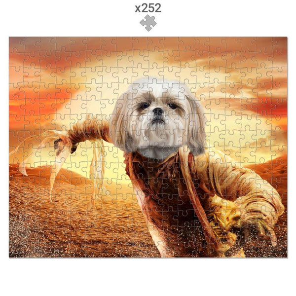 Ancient Mummy Custom Pet Puzzle | Funny Pet Portrait | Paw & Glory