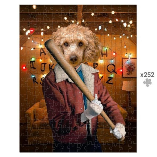 Retro 80s Sci-Fi Custom Pet Puzzle | Pet Lover Gift | Paw & Glory