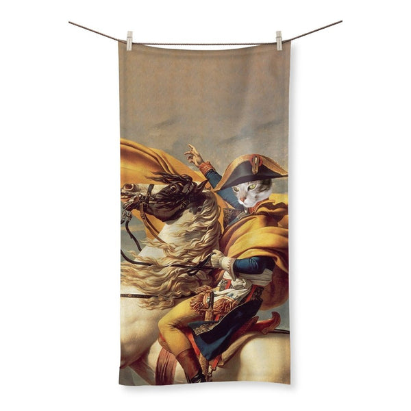 The Napoleon: Custom Pet Towel | royal pet portrait | Paw & Glory