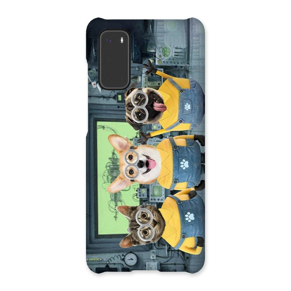 Cheeky Sidekick Trio Custom Pet Phone Case | Custom Pet Artwork | Paw & Glory