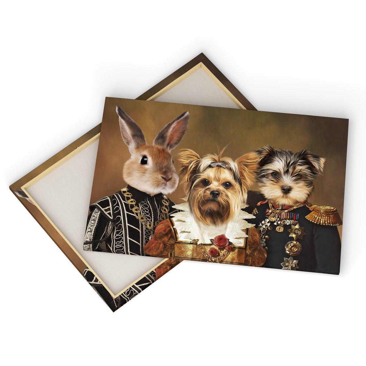 The Nobles: Custom Pet Canvas - Paw & Glory - Dog Portraits - Pet Portraits