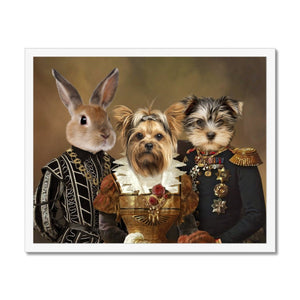 The Nobles: Custom Pet Portrait - Paw & Glory - Dog Portraits - Pet Portraits