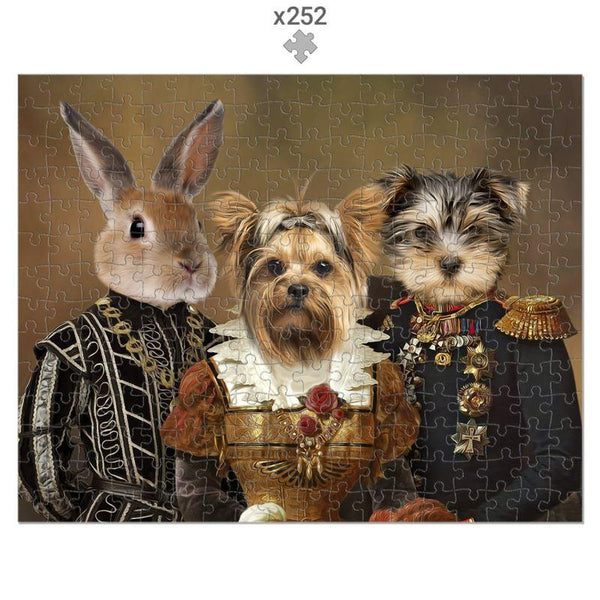 The Nobles: Custom Pet Puzzle | royal pet portrait | Paw & Glory