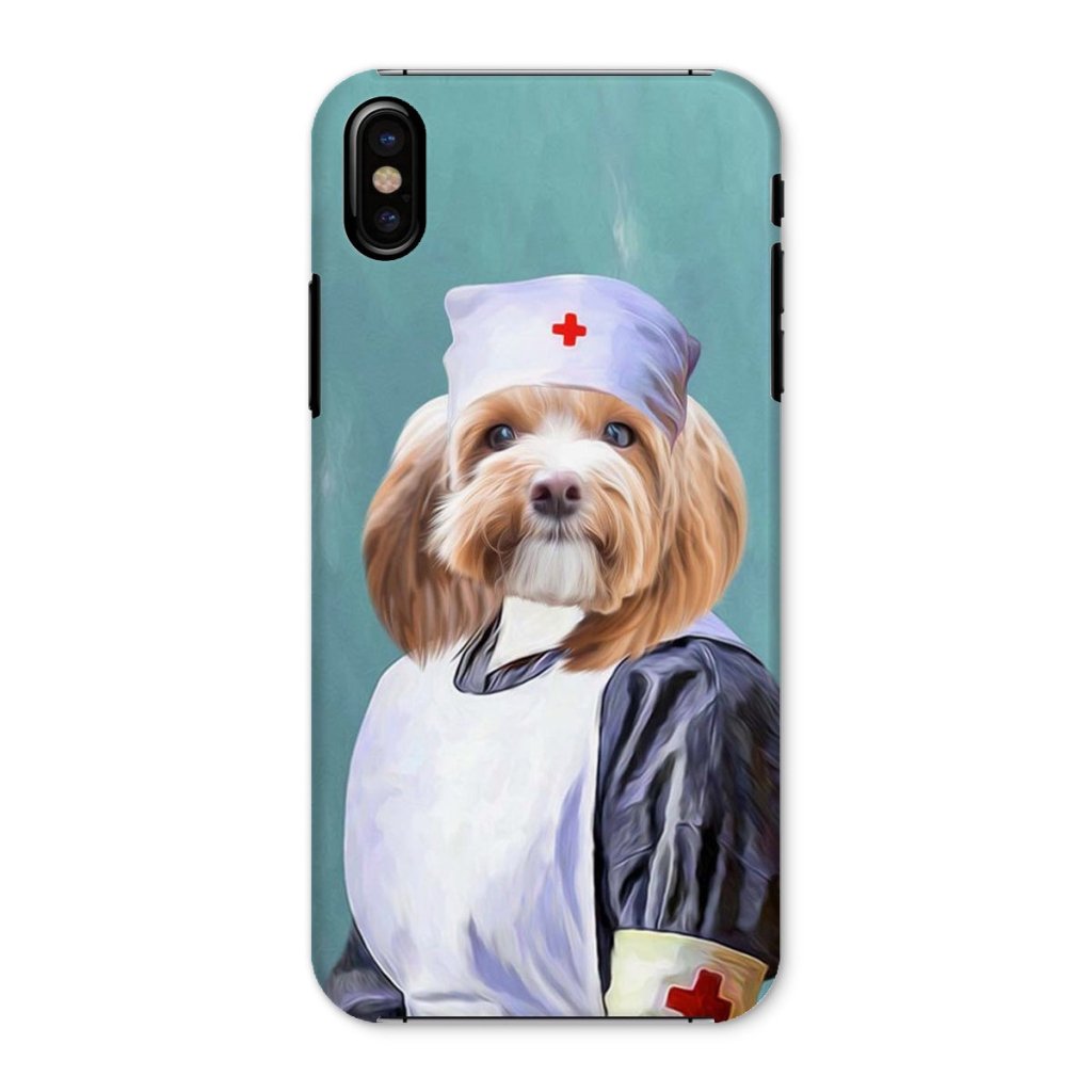 The Nurse: Custom Pet Phone Case - Paw & Glory - Dog Portraits - Pet Portraits