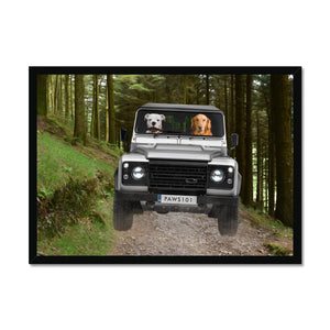 The Off - Roader: Custom Pet Portrait - Paw & Glory - Dog Portraits - Pet Portraits