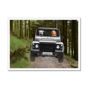 The Off - Roader: Custom Pet Portrait - Paw & Glory - Dog Portraits - Pet Portraits
