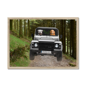 The Off - Roader: Custom Pet Portrait - Paw & Glory - Dog Portraits - Pet Portraits