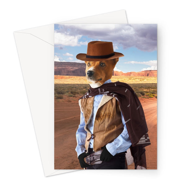 The Outlaw Custom Pet Greeting Card | Pet Lover Gift | Paw & Glory