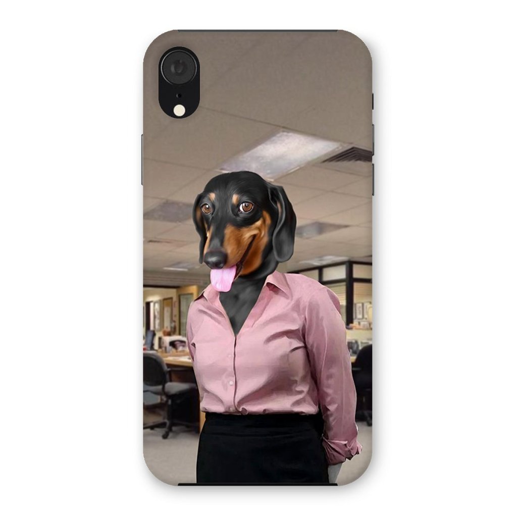 The Pam (The Office Inspired): Custom Pet Phone Case - Paw & Glory - Dog Portraits - Pet Portraits