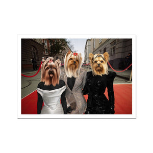 The Pawdashians: Custom Pet Poster - Paw & Glory - Dog Portraits - Pet Portraits