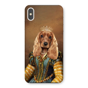 The Pearl Princess: Custom Pet Phone Case - Paw & Glory - Dog Portraits - Pet Portraits