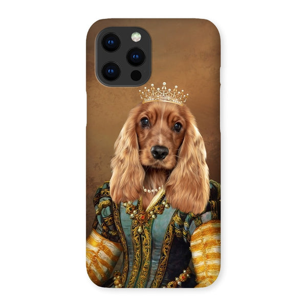 The Pearl Princess: Custom Pet Phone Case | royal pet portrait | Paw & Glory