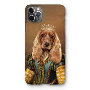 The Pearl Princess: Custom Pet Phone Case - Paw & Glory - Dog Portraits - Pet Portraits