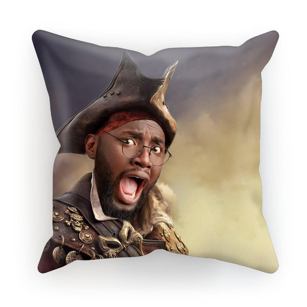The Pirate Custom Hooman Pillow | Funny Pet Portrait | Paw & Glory