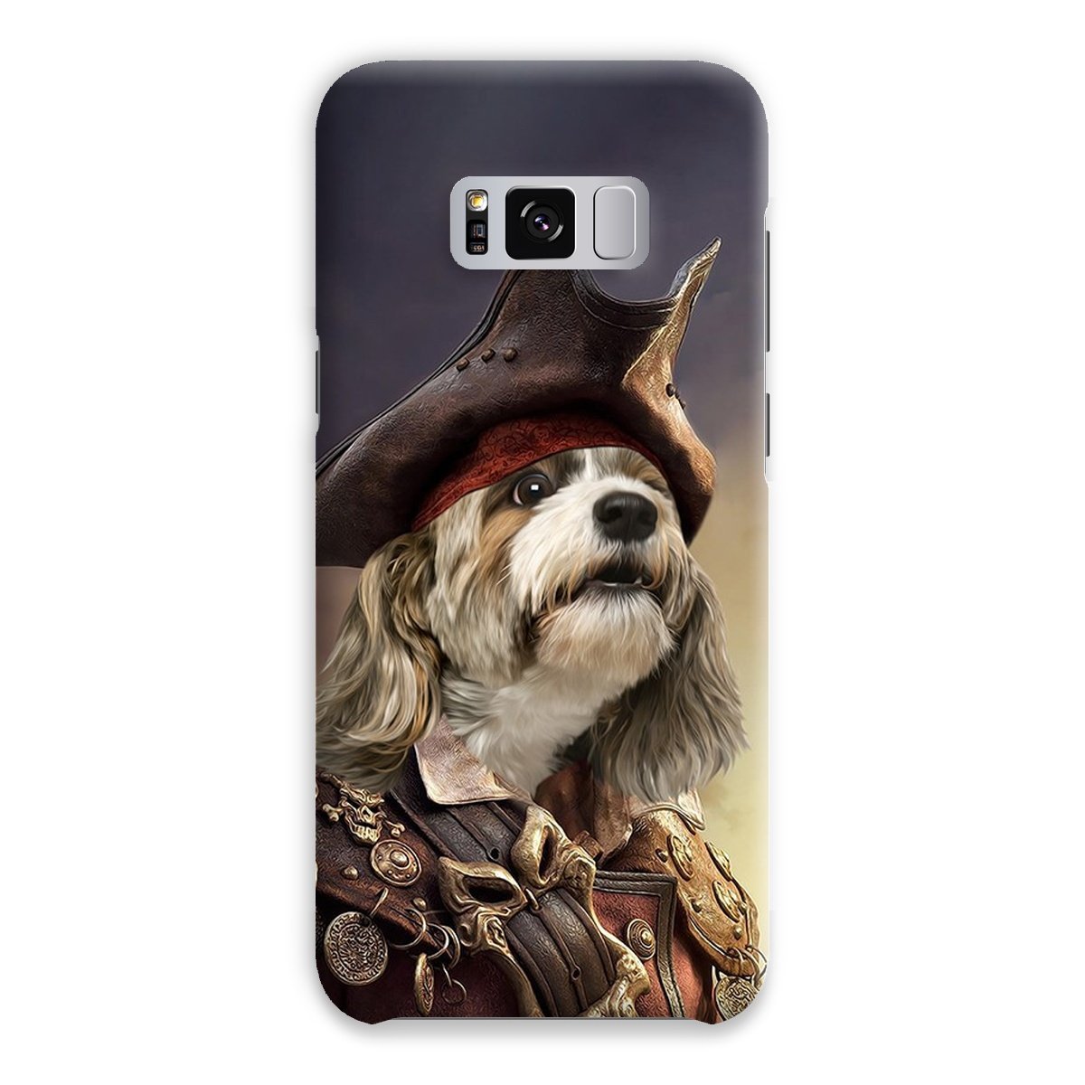 The Pirate: Custom Pet Phone Case - Paw & Glory - Dog Portraits - Pet Portraits