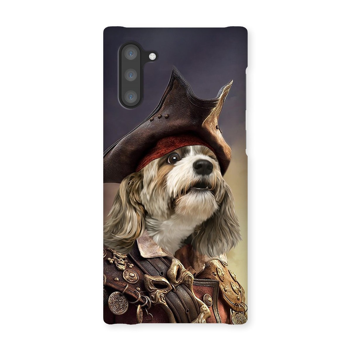 The Pirate: Custom Pet Phone Case - Paw & Glory - Dog Portraits - Pet Portraits
