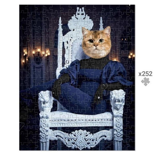 Reality Queen Custom Pet Puzzle | Funny Pet Portrait | Paw & Glory