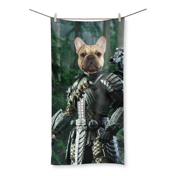 Sci-Fi Hunter Custom Pet Towel | Pet Lover Gift | Paw & Glory