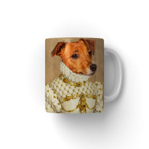 The Princess: Custom Pet Coffee Mug - Paw & Glory - Dog Portraits - Pet Portraits