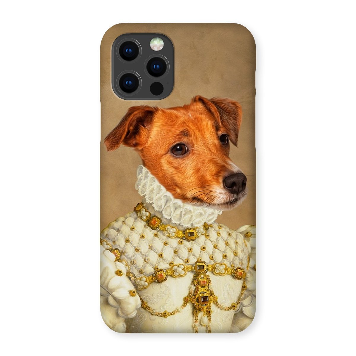 The Princess: Custom Pet Phone Case | royal pet portrait | Paw & Glory