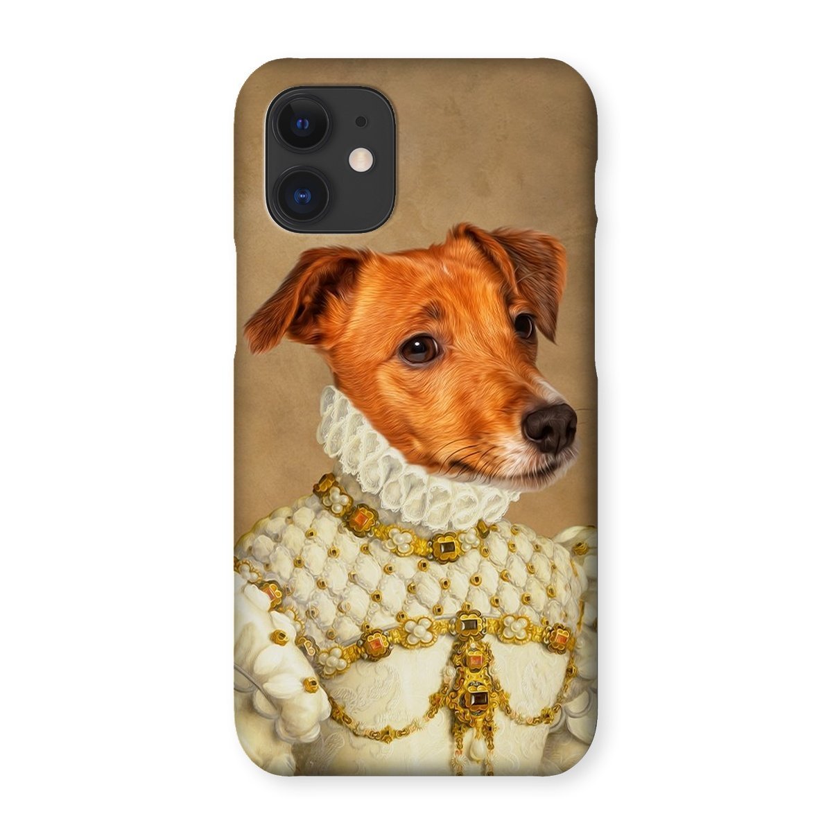 The Princess: Custom Pet Phone Case | royal pet portrait | Paw & Glory