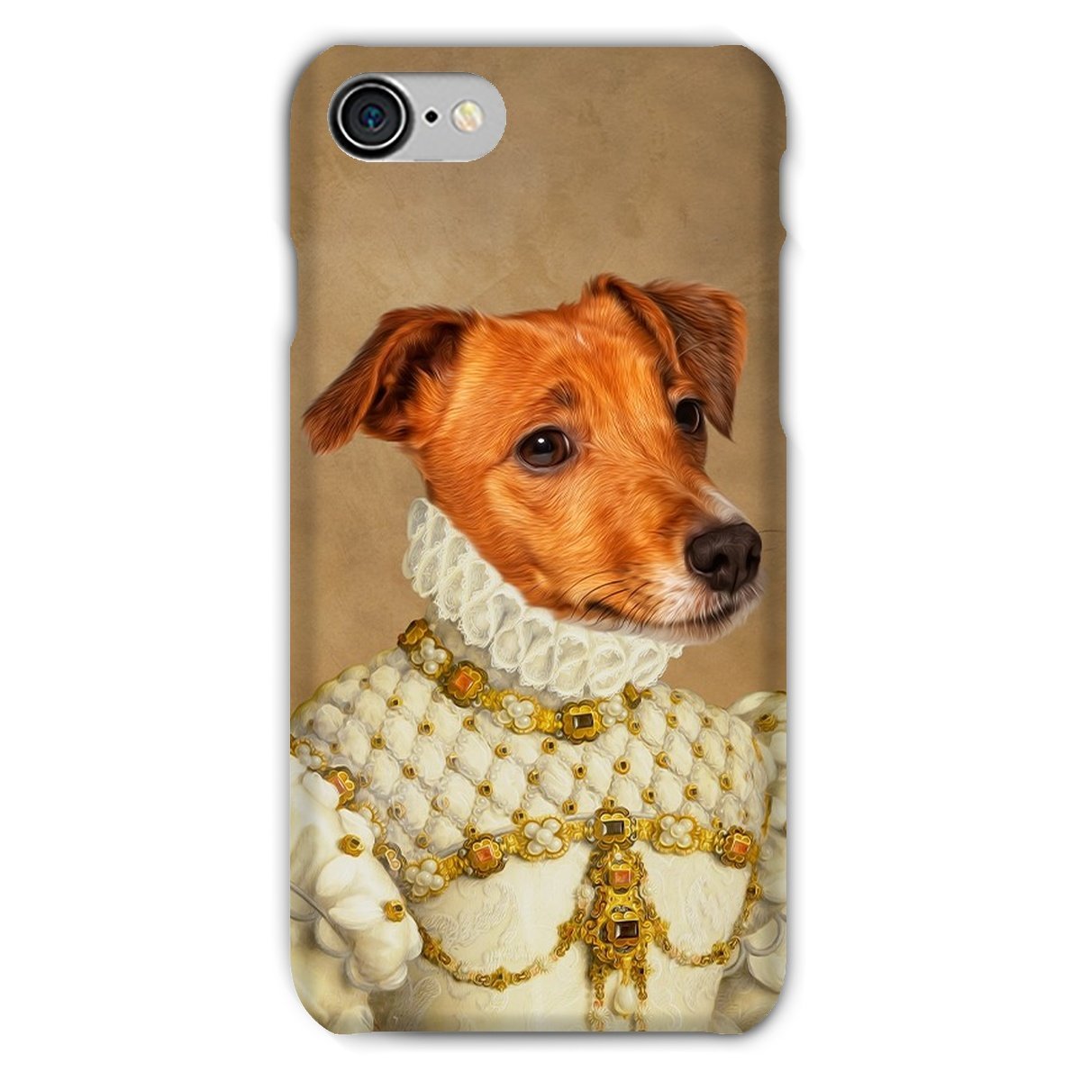 The Princess: Custom Pet Phone Case | royal pet portrait | Paw & Glory
