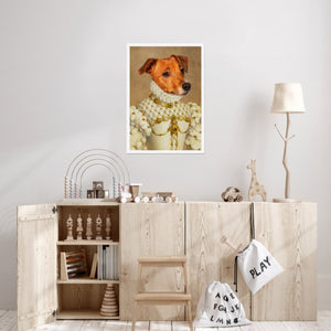 The Princess: Custom Pet Poster - Paw & Glory - Dog Portraits - Pet Portraits