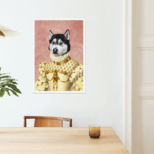 The Princess: Custom Pet Poster - Paw & Glory - Dog Portraits - Pet Portraits