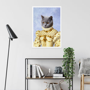 The Princess: Custom Pet Poster - Paw & Glory - Dog Portraits - Pet Portraits