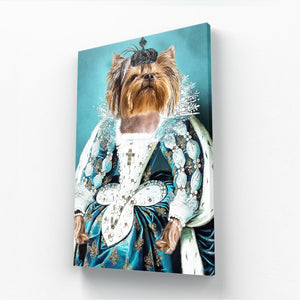 The Queen Regent: Custom Pet Canvas - Paw & Glory - Dog Portraits - Pet Portraits
