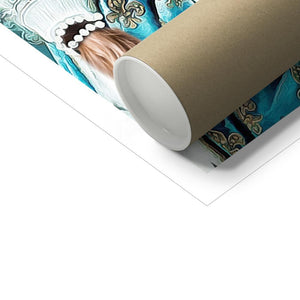 The Queen Regent: Custom Pet Poster - Paw & Glory - Dog Portraits - Pet Portraits