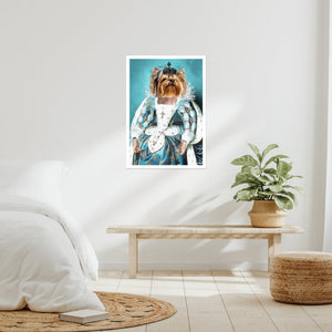 The Queen Regent: Custom Pet Poster - Paw & Glory - Dog Portraits - Pet Portraits