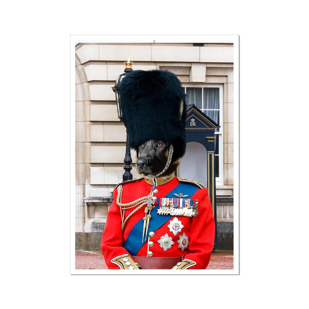 The Queens Guard: Custom Pet Portrait - Paw & Glory - Dog Portraits - Pet Portraits