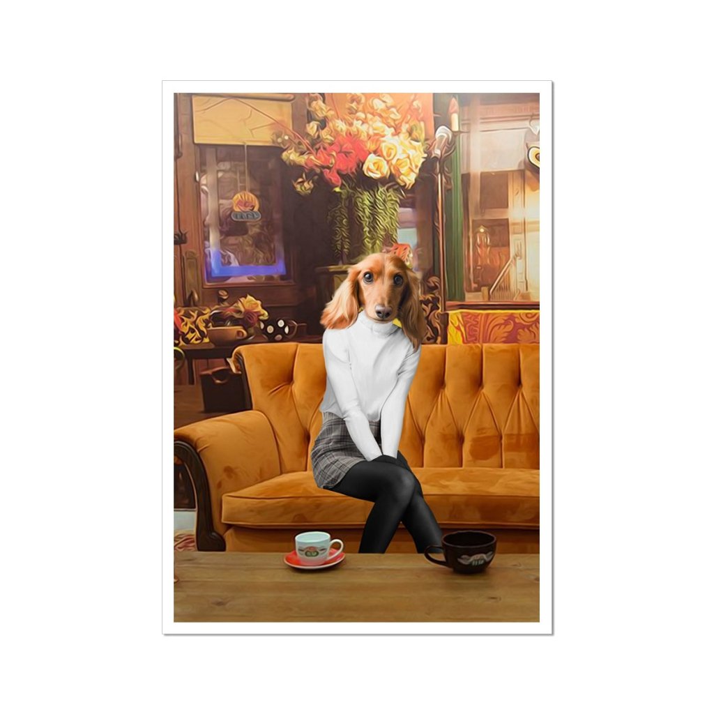 Fashion Friend Custom Pet Poster | Custom Pet Portrait Print | Paw & Glory