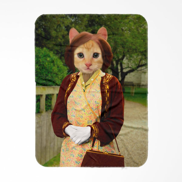 Market Trader Lady Custom Pet Blanket | Personalized Pet Gift | Paw & Glory