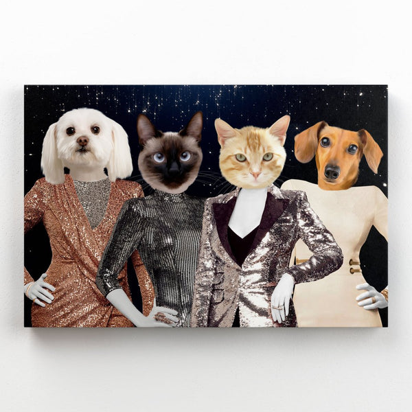 City Glamour Star Custom Pet Canvas | Custom Pet Canvas | Paw & Glory