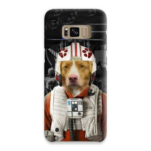 The Rebel Pilot (Star Wars Inspired): Custom Pet Phone Case - Paw & Glory - Dog Portraits - Pet Portraits