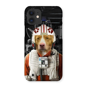 The Rebel Pilot (Star Wars Inspired): Custom Pet Phone Case - Paw & Glory - Dog Portraits - Pet Portraits