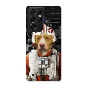 The Rebel Pilot (Star Wars Inspired): Custom Pet Phone Case - Paw & Glory - Dog Portraits - Pet Portraits