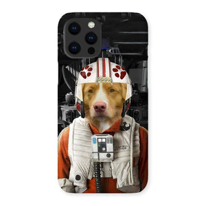 The Rebel Pilot (Star Wars Inspired): Custom Pet Phone Case - Paw & Glory - Dog Portraits - Pet Portraits
