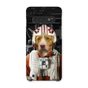 The Rebel Pilot (Star Wars Inspired): Custom Pet Phone Case - Paw & Glory - Dog Portraits - Pet Portraits
