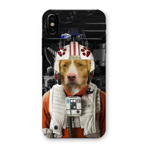 The Rebel Pilot (Star Wars Inspired): Custom Pet Phone Case - Paw & Glory - Dog Portraits - Pet Portraits