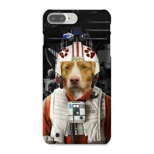 The Rebel Pilot (Star Wars Inspired): Custom Pet Phone Case - Paw & Glory - Dog Portraits - Pet Portraits