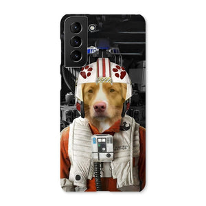 The Rebel Pilot (Star Wars Inspired): Custom Pet Phone Case - Paw & Glory - Dog Portraits - Pet Portraits